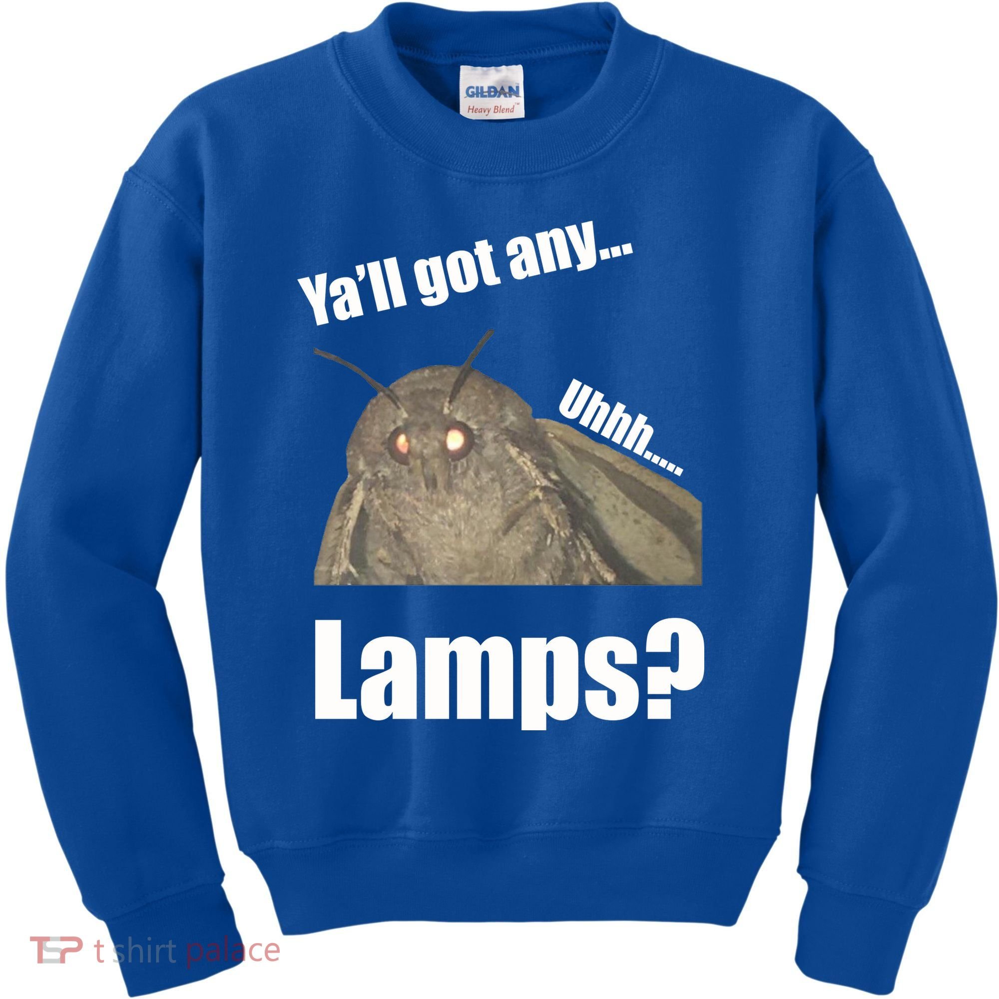 Yall Got Any Lamps Moth Meme Kids Sweatshirt