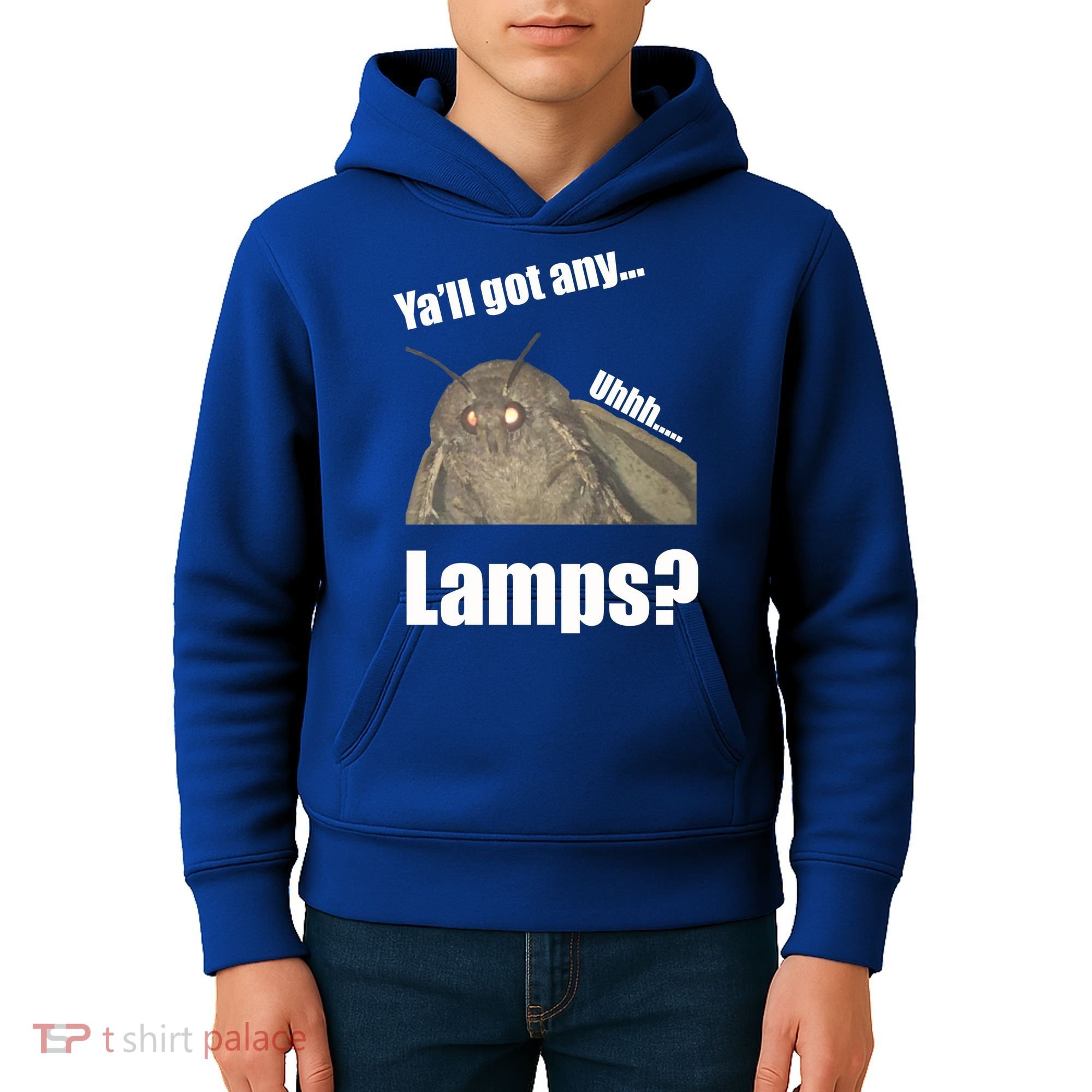 Yall Got Any Lamps Moth Meme Kids Hoodie