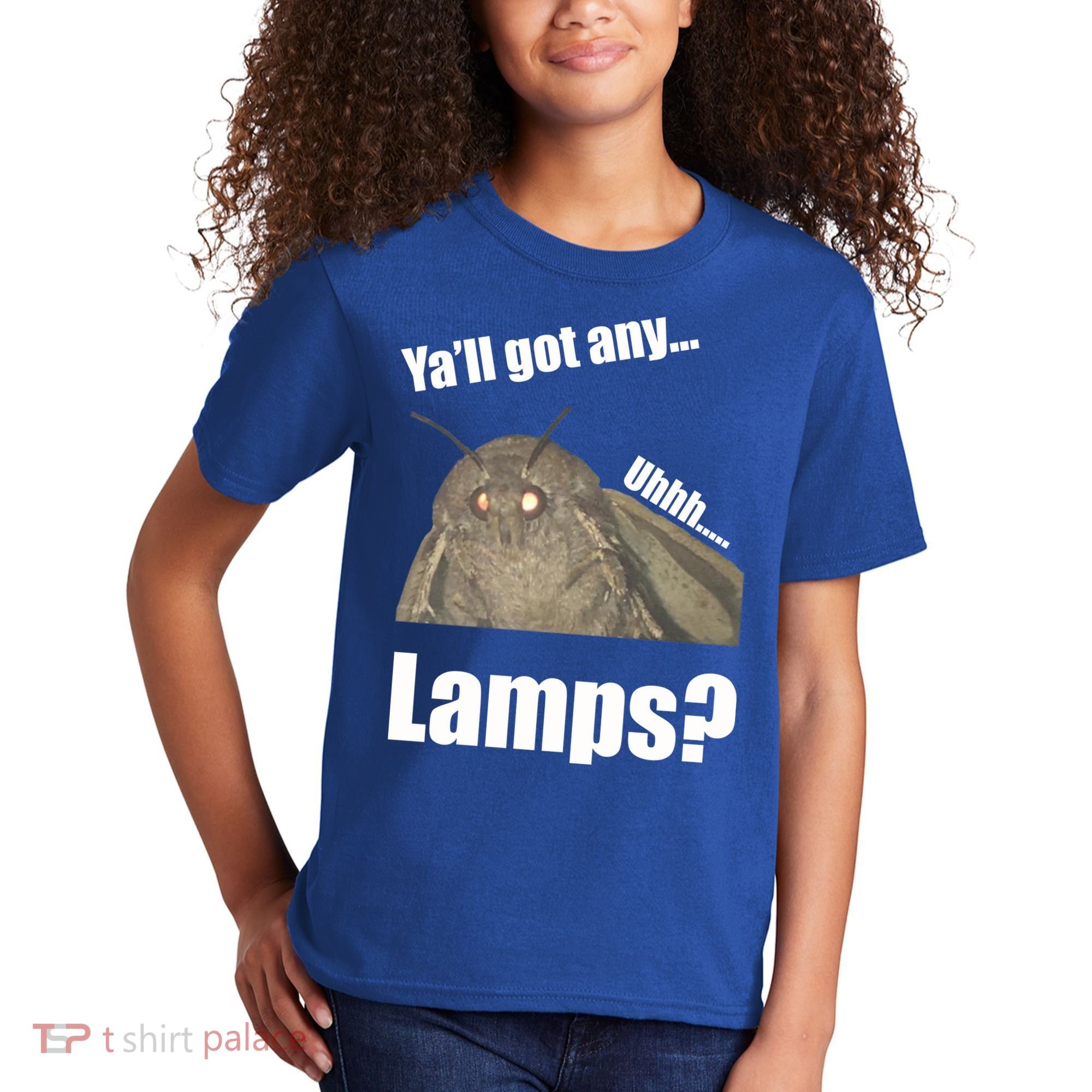 Yall Got Any Lamps Moth Meme Kids T-Shirt