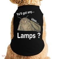 Y'all Got Any Lamps Moth Meme Doggie Tank thumb 0
