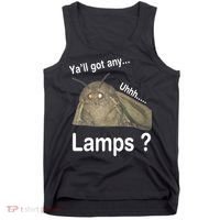 Y'all Got Any Lamps Moth Meme Tank Top thumb 0