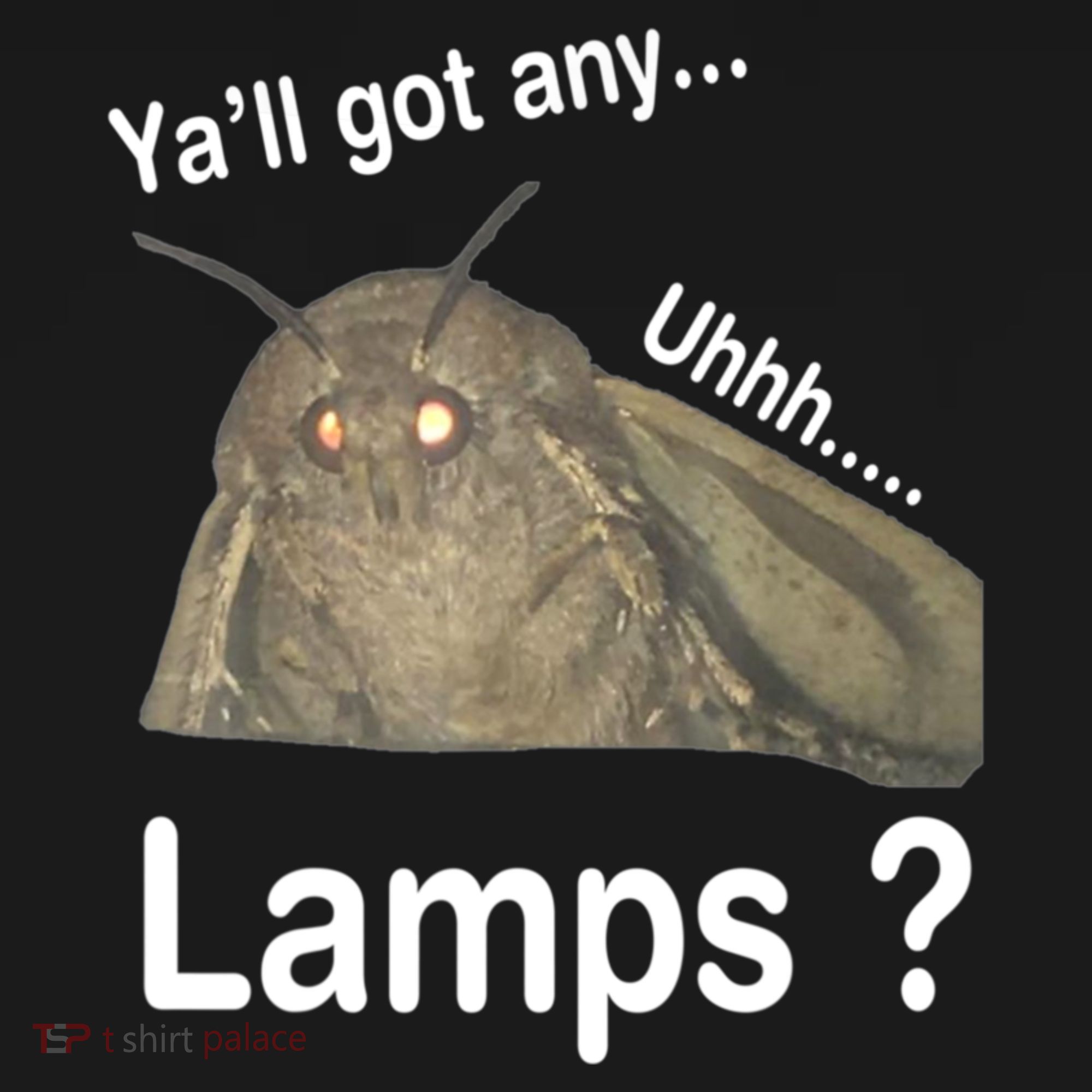 Y'all Got Any Lamps Moth Meme Women's Long Sleeve Shirt