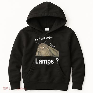 Y'all Got Any Lamps Moth Meme Kids Hoodie