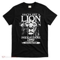 YouVe Got A Lion Inside Of Those Lungs Praise The Lord T-Shirt thumb 0
