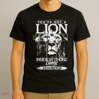 YouVe Got A Lion Inside Of Those Lungs Praise The Lord T-Shirt thumb 3