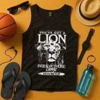 YouVe Got A Lion Inside Of Those Lungs Praise The Lord Tank Top thumb 4