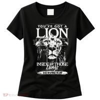 YouVe Got A Lion Inside Of Those Lungs Praise The Lord Women's T-Shirt thumb 0