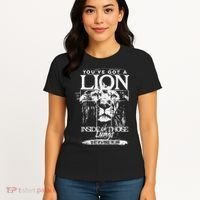 YouVe Got A Lion Inside Of Those Lungs Praise The Lord Women's T-Shirt thumb 4