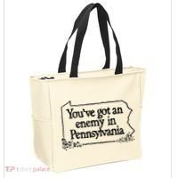 YouVe Got An Enemy In PennsylvaniaS Funny Quote Tote Bag thumb 2