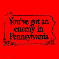 YouVe Got An Enemy In PennsylvaniaS Funny Quote Santa Hat thumb 1