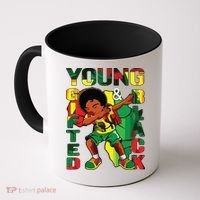 Young Gifted & Black History Month Cute Dabbing Coffee Mug thumb 0
