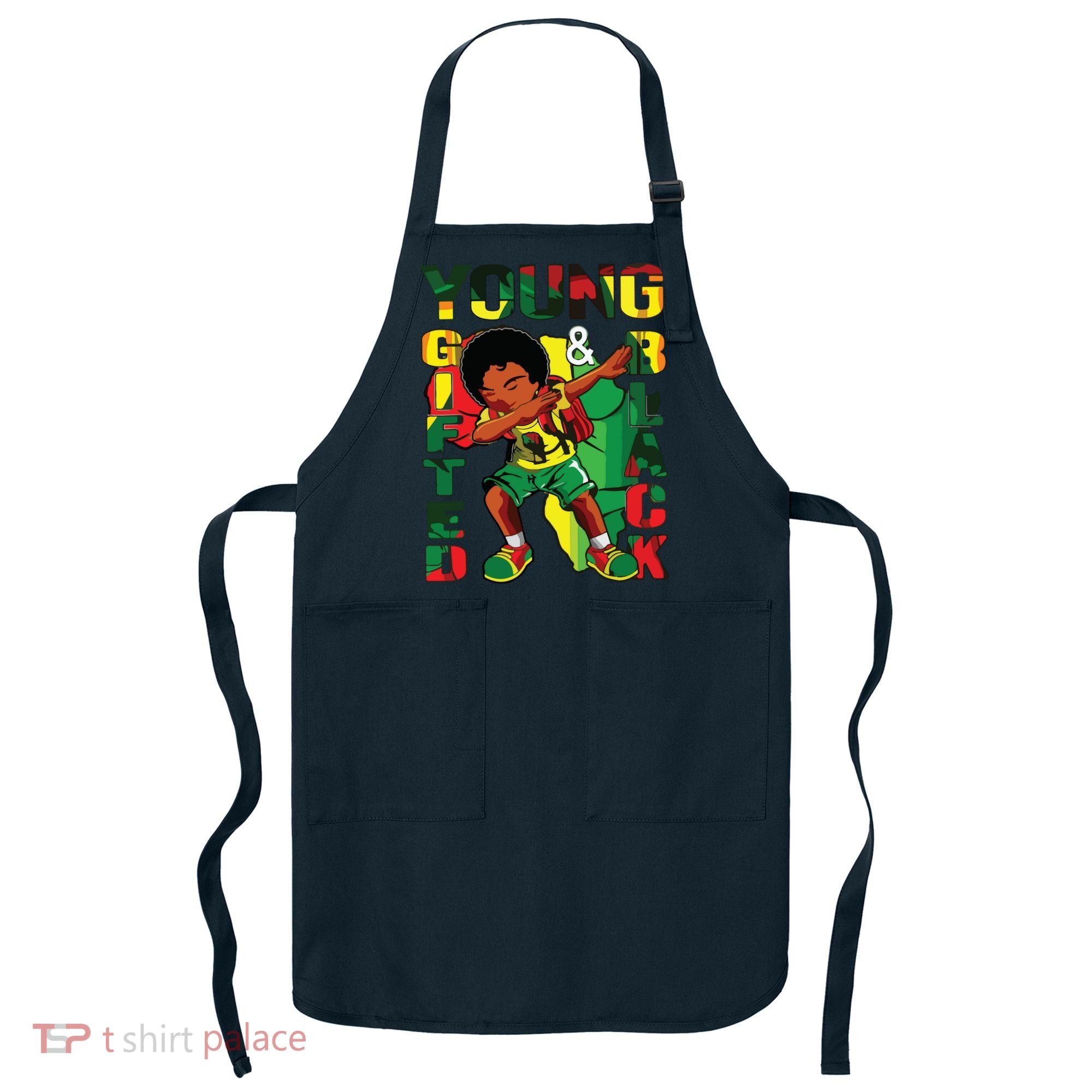 Young Gifted & Black History Month Cute Dabbing Apron