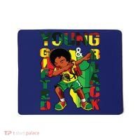 Young Gifted & Black History Month Cute Dabbing Mousepad thumb 0