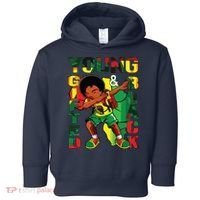 Young Gifted & Black History Month Cute Dabbing Toddler Hoodie thumb 0