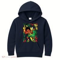 Young Gifted & Black History Month Cute Dabbing Kids Hoodie thumb 0