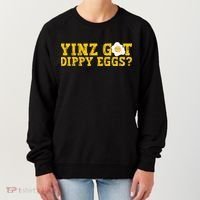 Yinz Got Dippy Eggs Jagoff Pittsburgh Pennsylvania Yinzer Women's Sweatshirt thumb 0
