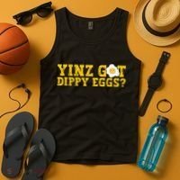 Yinz Got Dippy Eggs Jagoff Pittsburgh Pennsylvania Yinzer Tank Top thumb 4