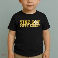 Yinz Got Dippy Eggs Jagoff Pittsburgh Pennsylvania Yinzer Toddler T-Shirt thumb 2