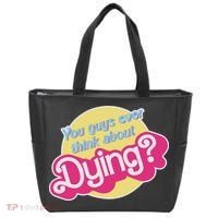 You Guys Ever Think About Dying Tote Bag thumb 0