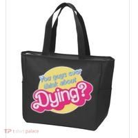 You Guys Ever Think About Dying Tote Bag thumb 3