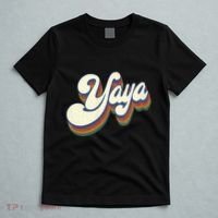 Yaya Gifts For Grandma Retro Vintage T-Shirt thumb 5