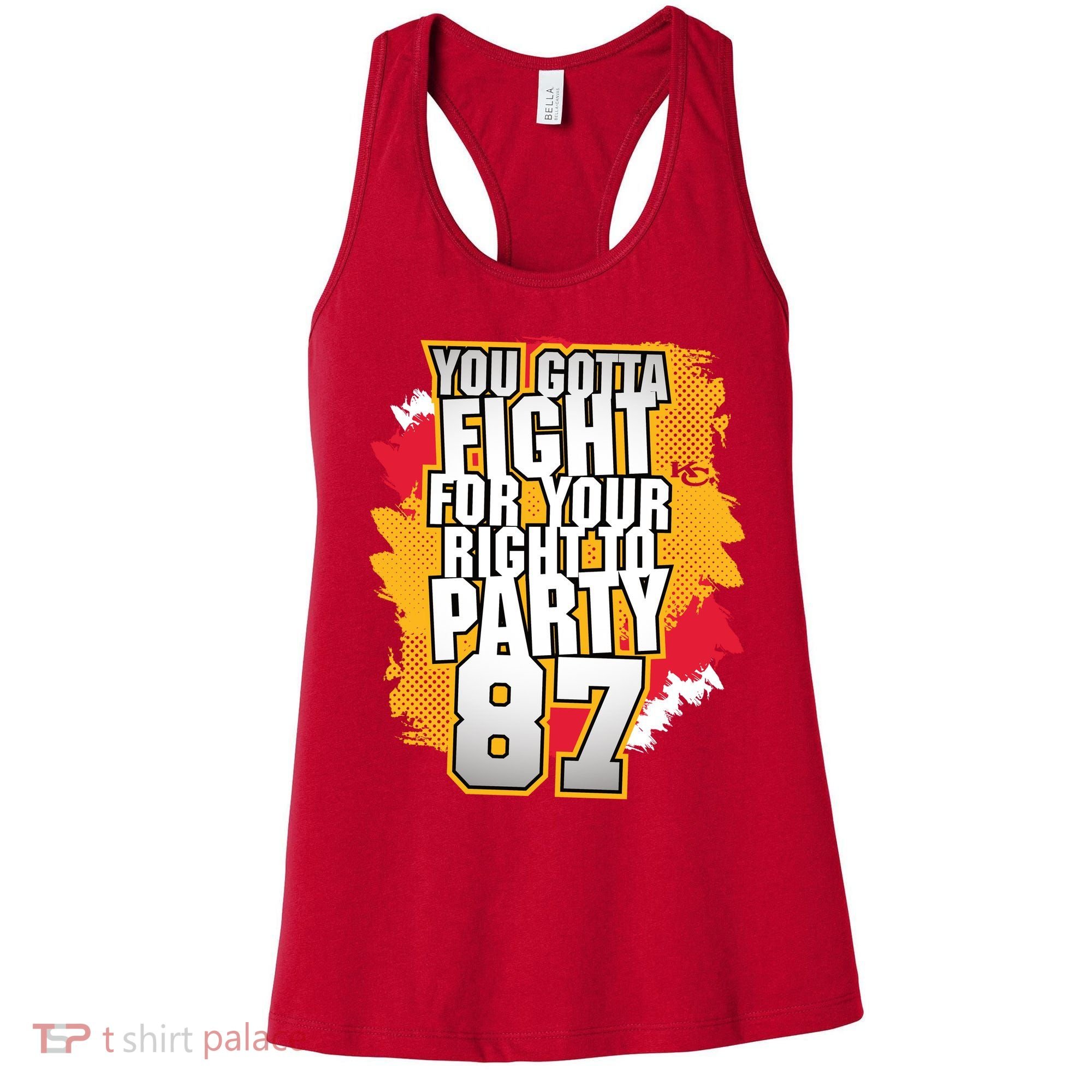 You Gotta Fight For Your Right To Party Kansas 87 Women's Tank Top