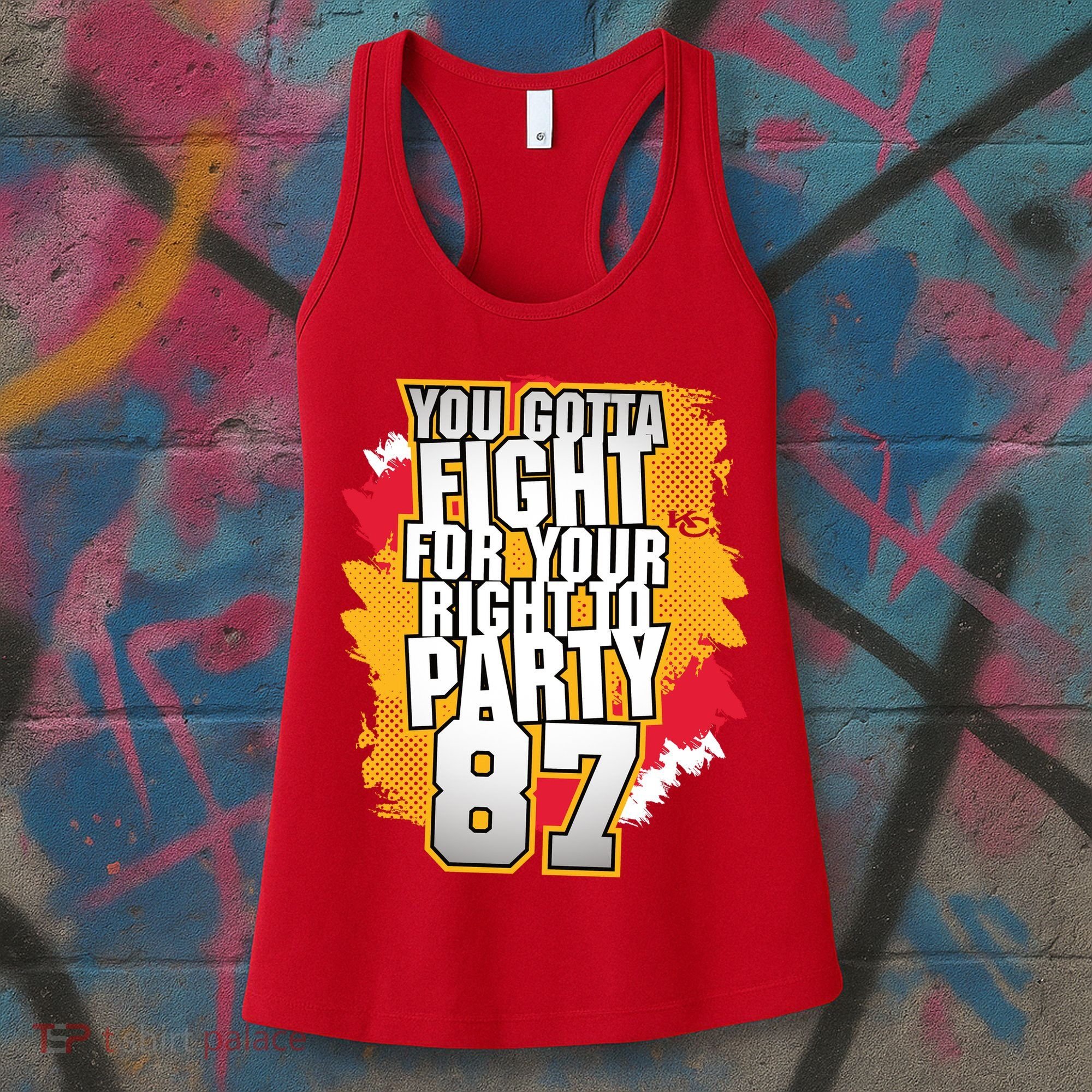 You Gotta Fight For Your Right To Party Kansas 87 Women's Tank Top