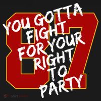 You Gotta Fight For Your Right To Party Kansas 87 Apron thumb 3