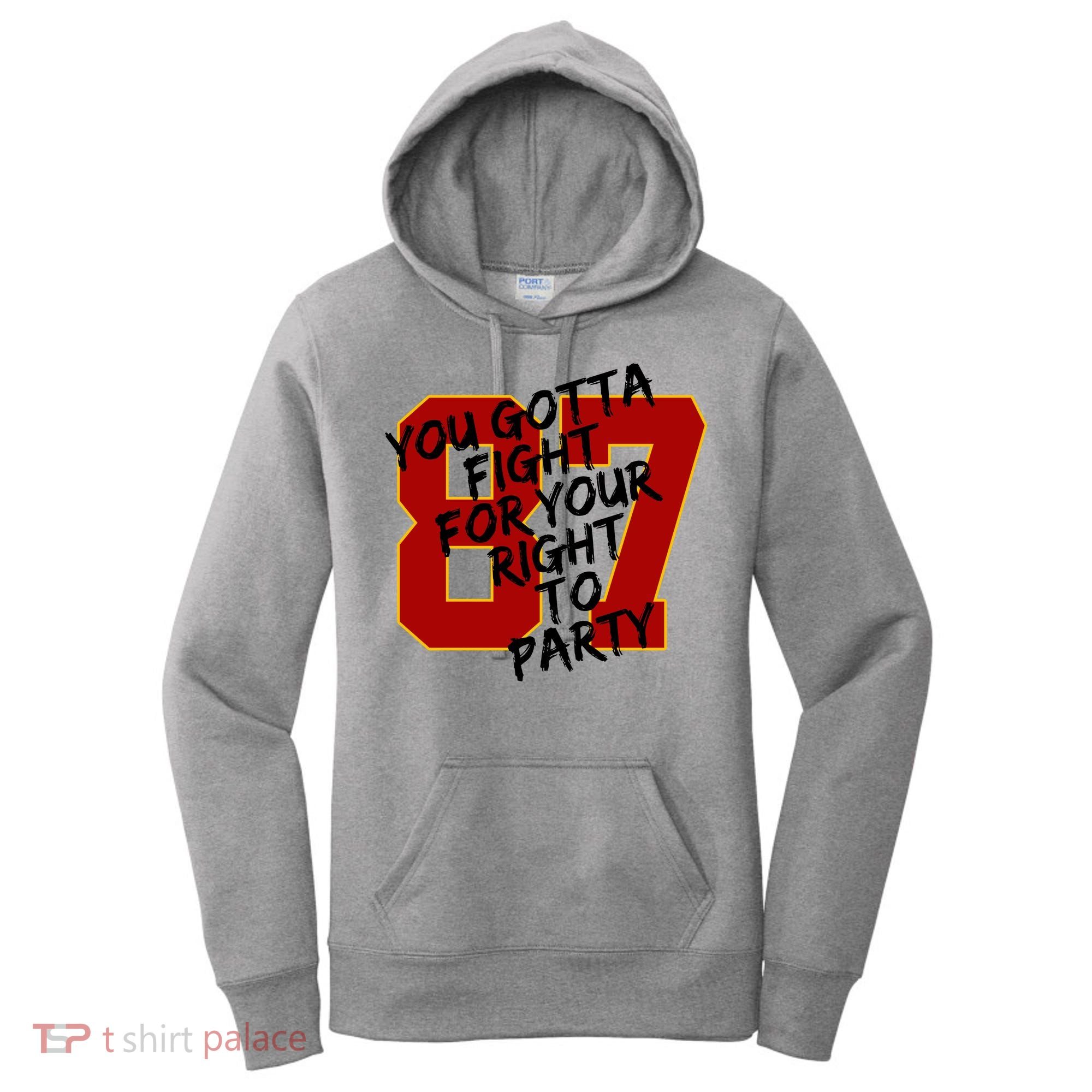 You Gotta Fight For Your Right To Party Kansas 87 Women's Hoodie