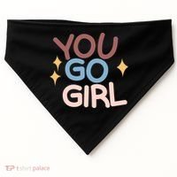 You Go Girl Retro USA-Made Doggie Bandana thumb 0