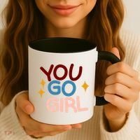 You Go Girl Retro Coffee Mug thumb 3