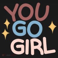 You Go Girl Retro Women's Hoodie thumb 2