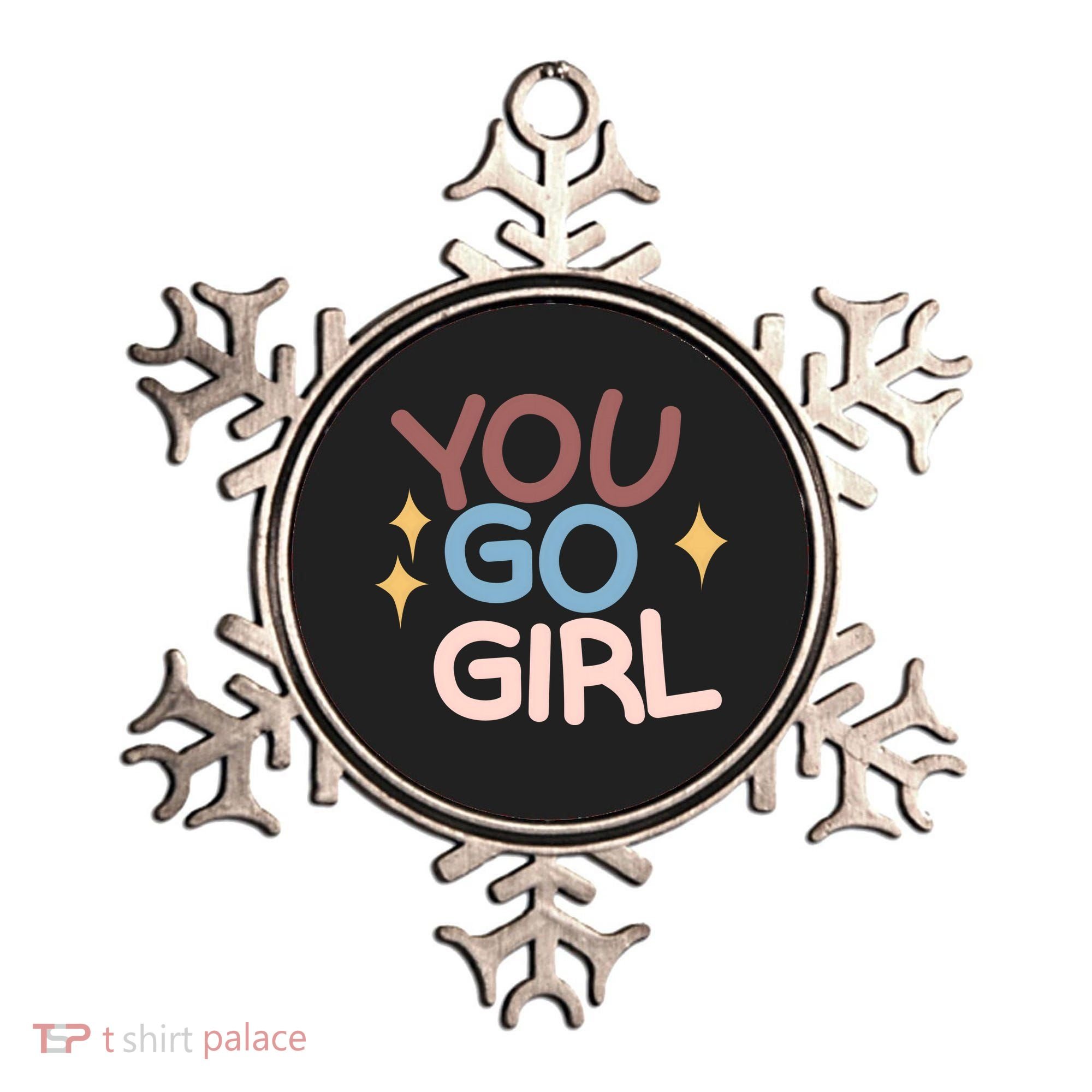 You Go Girl Retro Ornament