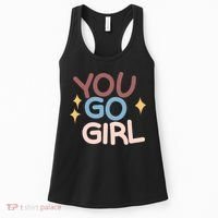 You Go Girl Retro Women's Tank Top thumb 0