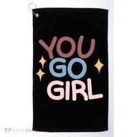 You Go Girl Retro Golf Towel thumb 0