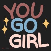 You Go Girl Retro Golf Towel thumb 3