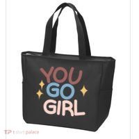 You Go Girl Retro Tote Bag thumb 3
