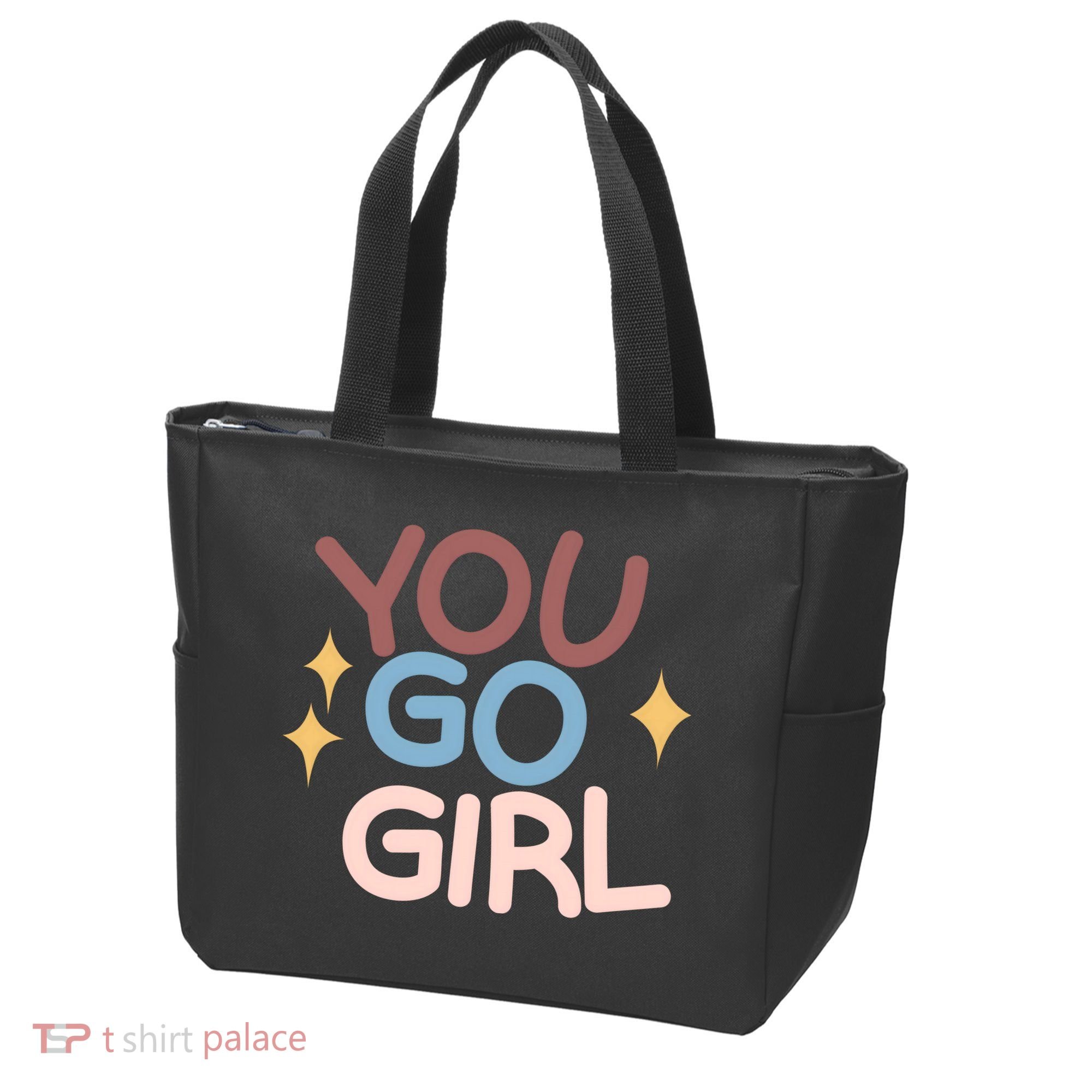 You Go Girl Retro Tote Bag