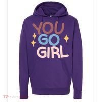You Go Girl Retro Hoodie thumb 0