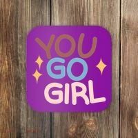 You Go Girl Retro Coaster thumb 0