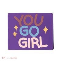 You Go Girl Retro Mousepad thumb 0