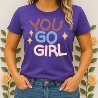 You Go Girl Retro Women's T-Shirt thumb 2