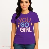 You Go Girl Retro Women's T-Shirt thumb 4