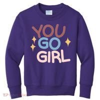You Go Girl Retro Kids Sweatshirt thumb 0