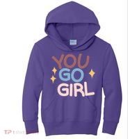 You Go Girl Retro Kids Hoodie thumb 0