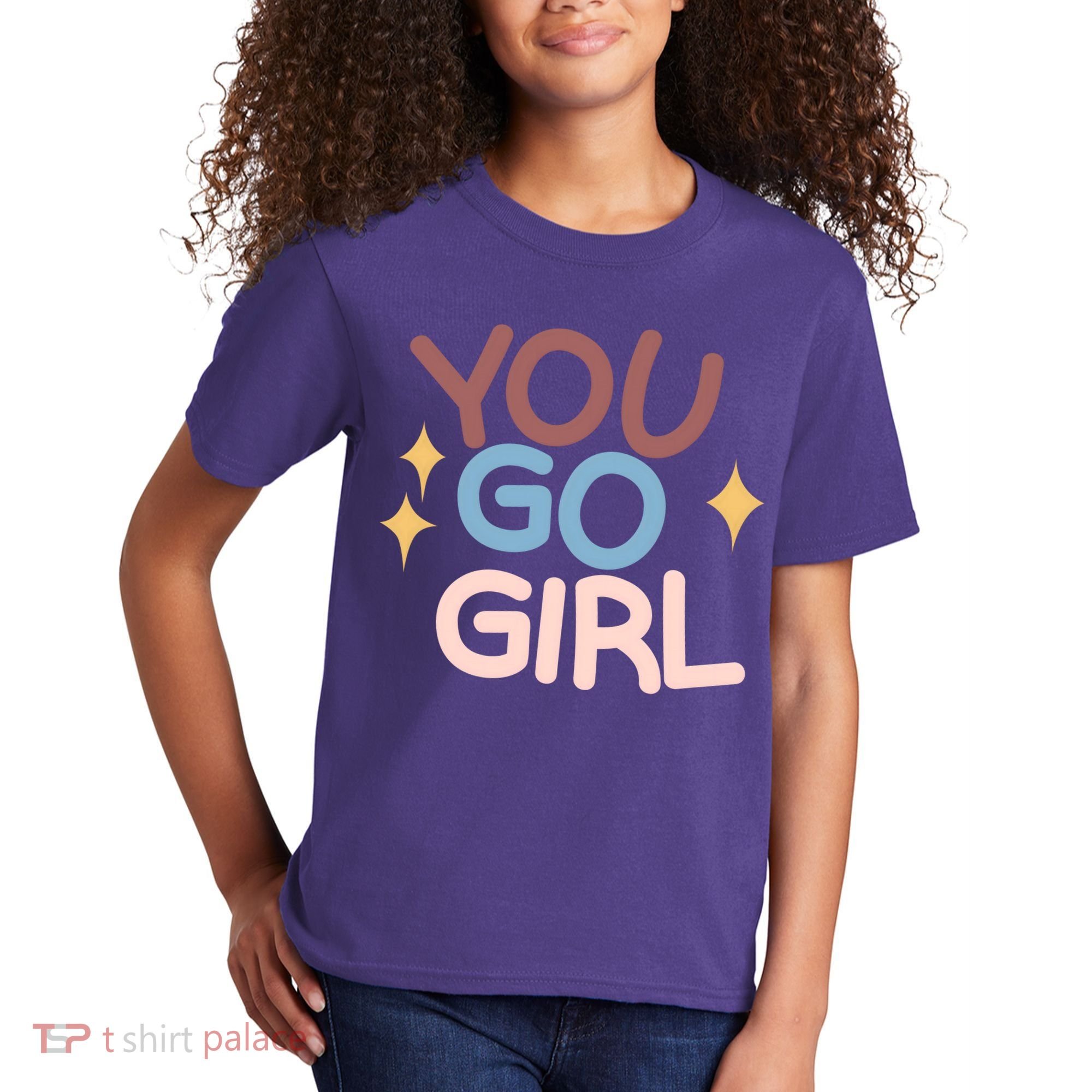 You Go Girl Retro Kids T-Shirt