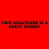 Your Girlfriend Is A Great Kisser Funny Santa Hat thumb 1