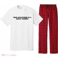 Your Girlfriend Is A Great Kisser Funny Pajama Set thumb 0