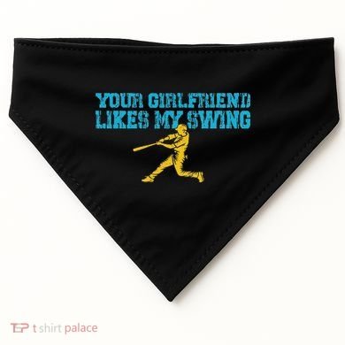 Your Girlfriend Likes My Swing USA-Made Doggie Bandana