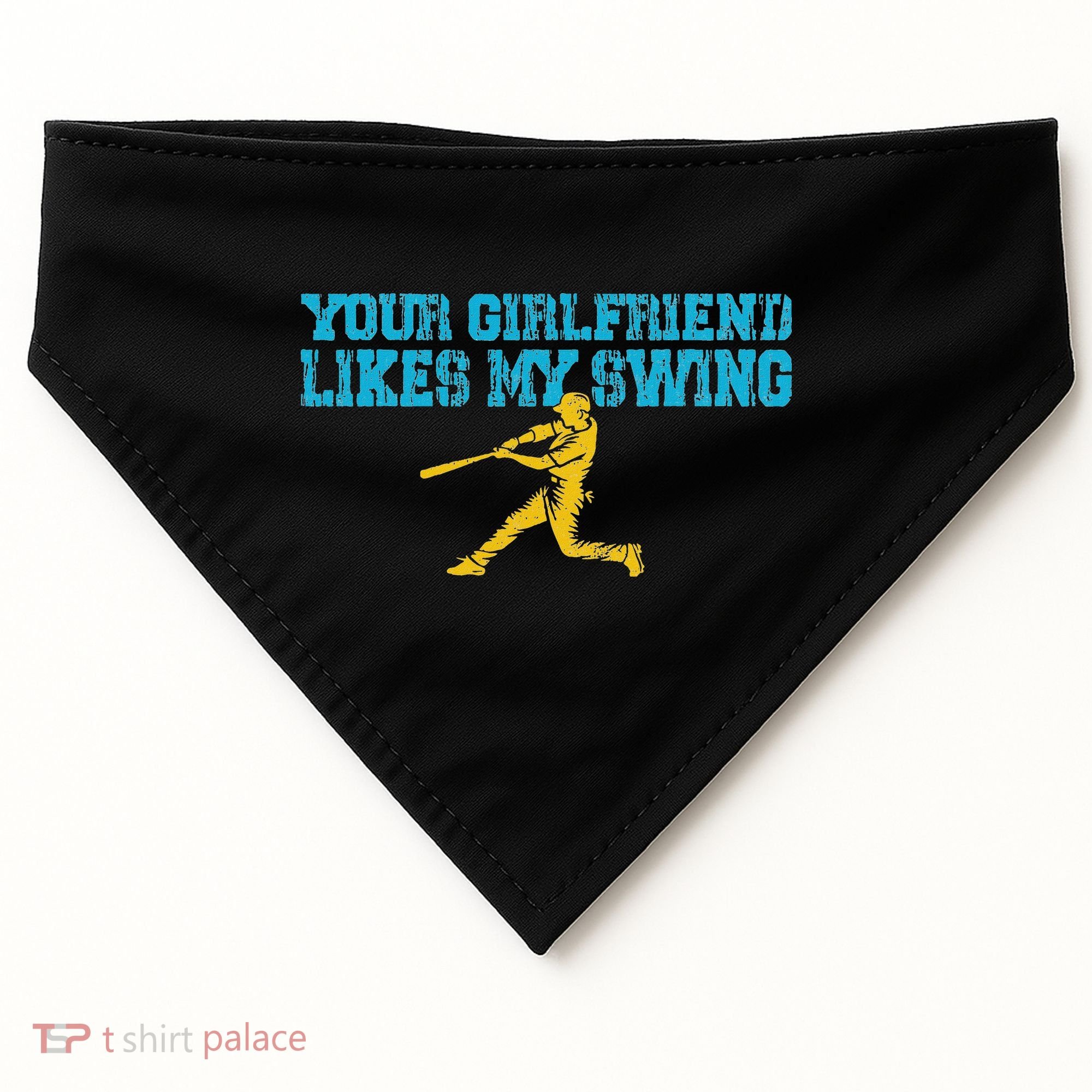 Your Girlfriend Likes My Swing USA-Made Doggie Bandana